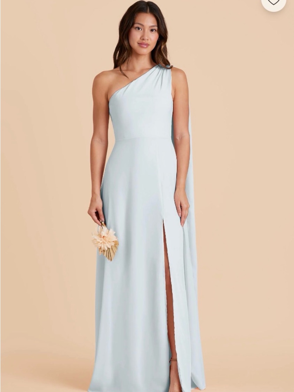 Birdy Grey One-Shoulder - Chiffon Mist Blue color